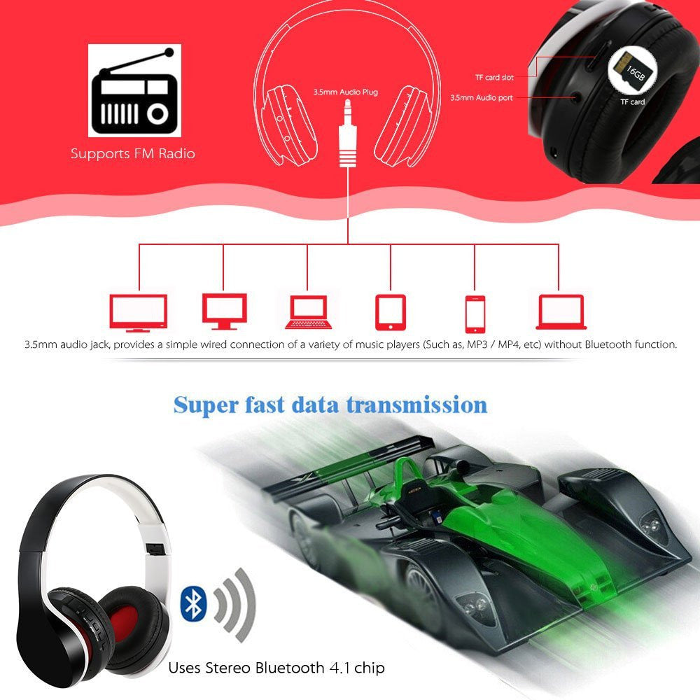 2021 Hieha OY712 Sports Foldable Waterproof Referee Mobile Bluetooth Earphone Headset Handsfree Earphones 0 - Tophatter Daily Deals