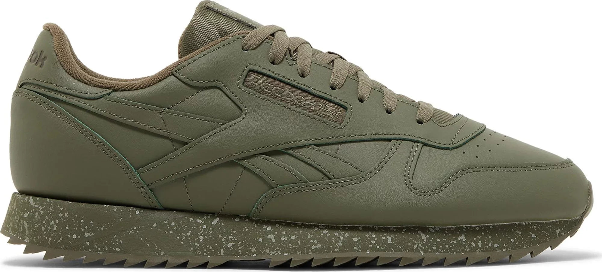 Reebok Men's Classic Leather Ripple Shoes - Hungrn/Pugry3/Armgrn Hungrn Pugry3 Armgrn Footwear - Tophatter Daily Deals