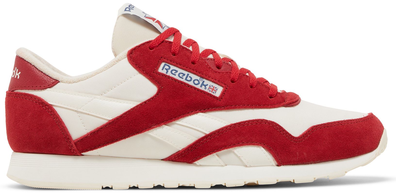 Reebok Men's Classic Nylon Shoes - Flasrd/Chalk/Clawht Flasrd Chalk Clawht Footwear - Tophatter Daily Deals
