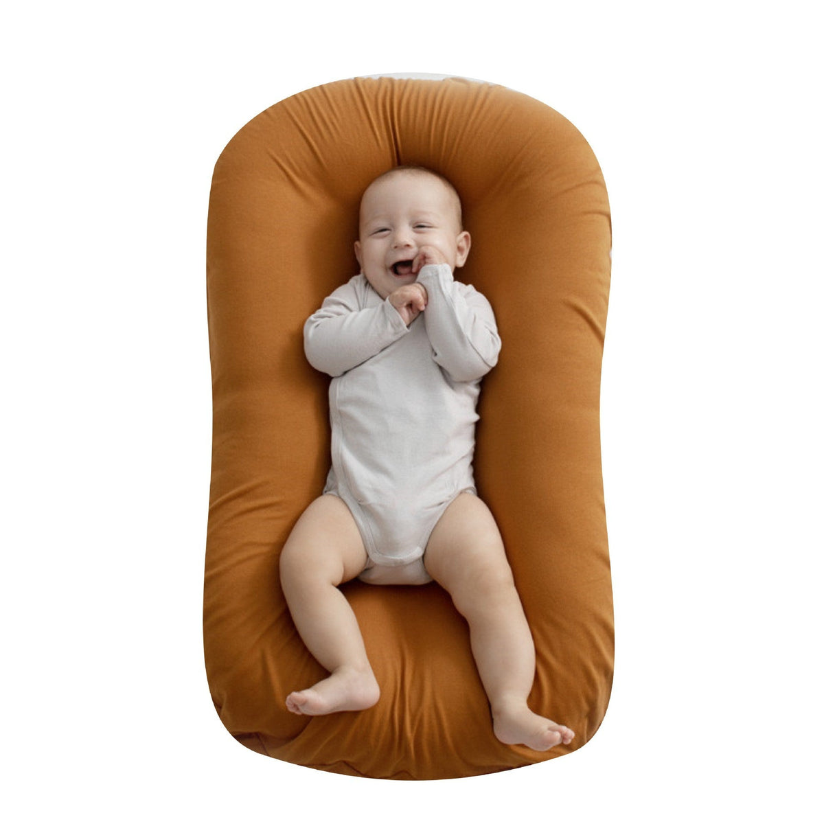Portable Baby Nest Bed Travel Cradle Cushion Coffee 45x75cm Baby Gear - Tophatter Daily Deals