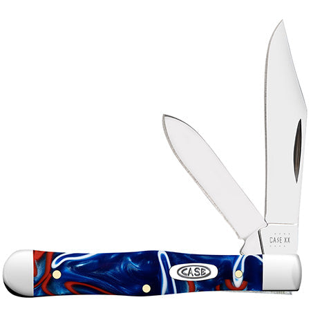 Case Small Swell Center Jack - Patriotic Kirinite - 11220 Knives - Tophatter Daily Deals