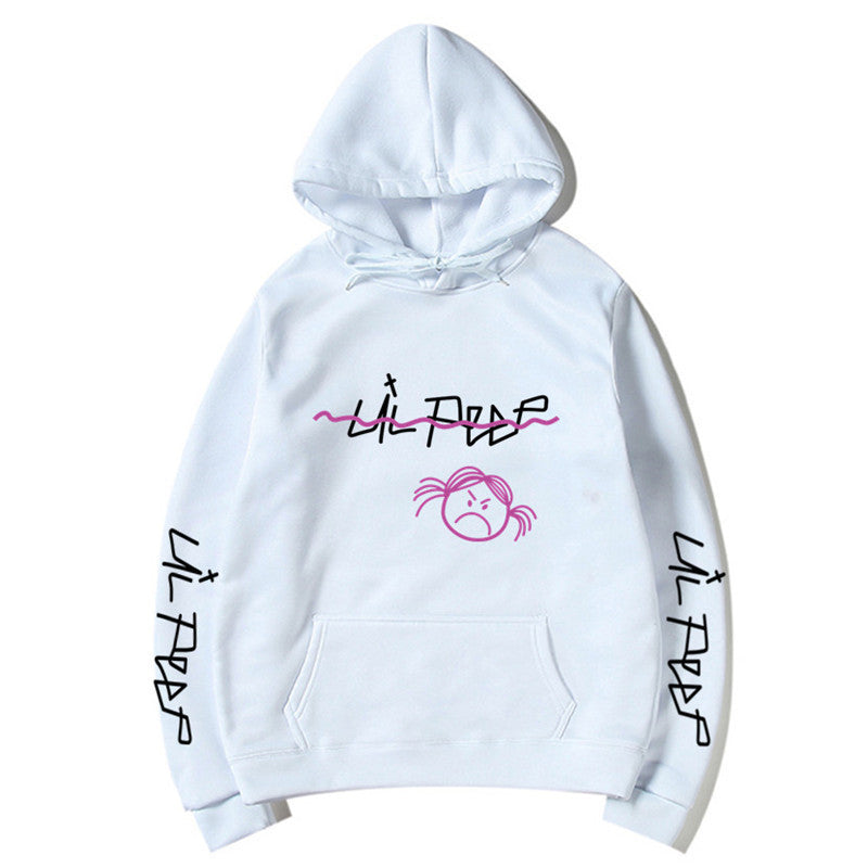 Oversized Unisex Pullover Hoodie - Relaxed Cotton Blend White 3D Changing Face Moving Picture Frame - Tophatter Daily Deals