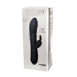 Adrien Lastic Twister Rabbit Massager Black with Ultra Wave Motion System > Vibrators > Ladies > Rabbit - Tophatter Daily Deals