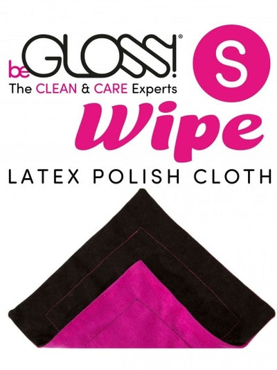 beGLOSS Wipe (Pink/Black) – Small Polishing Cloth for Latex Clothing > Essentials > Toy Cleaners - Tophatter Daily Deals
