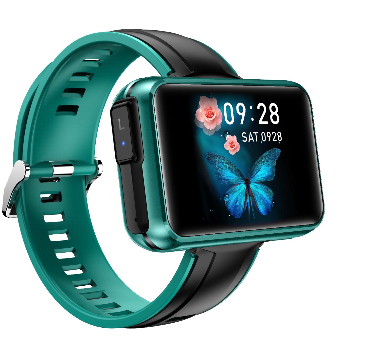 2 in 1 T91 Smart Watch Wireless Bluetooth Headset Green 0 - Tophatter Daily Deals
