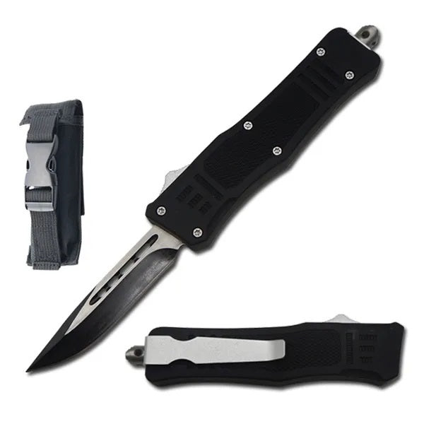 7" Drop Point Street Walker Out Of The Front OTF Knife - Tophatter's Guns'N'Weapons Store - FREE SHIPPING Collectible Weapons - Tophatter Daily Deals