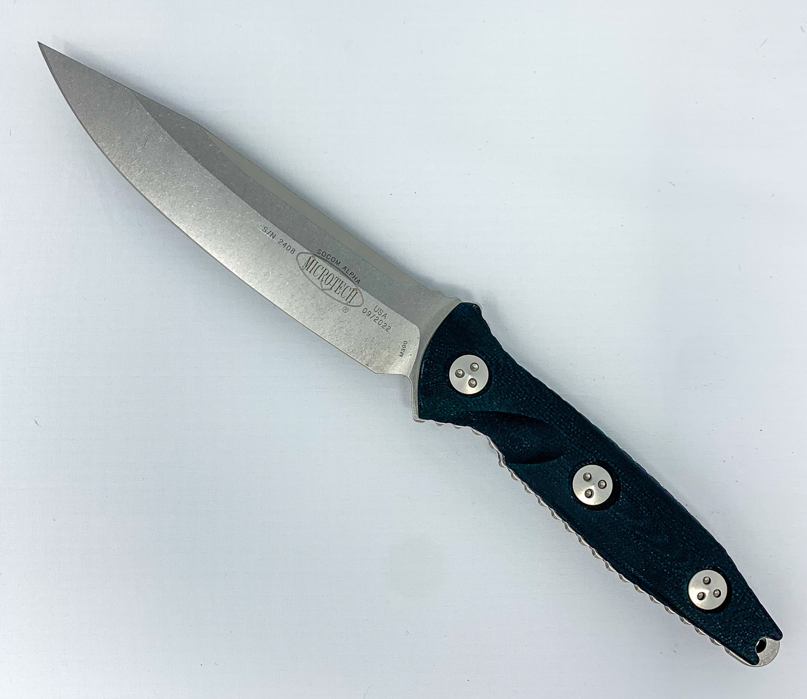 Microtech Socom Alpha - Plain Edge - Fixed Blade - 113-10 Fixed Blade - Tophatter Daily Deals