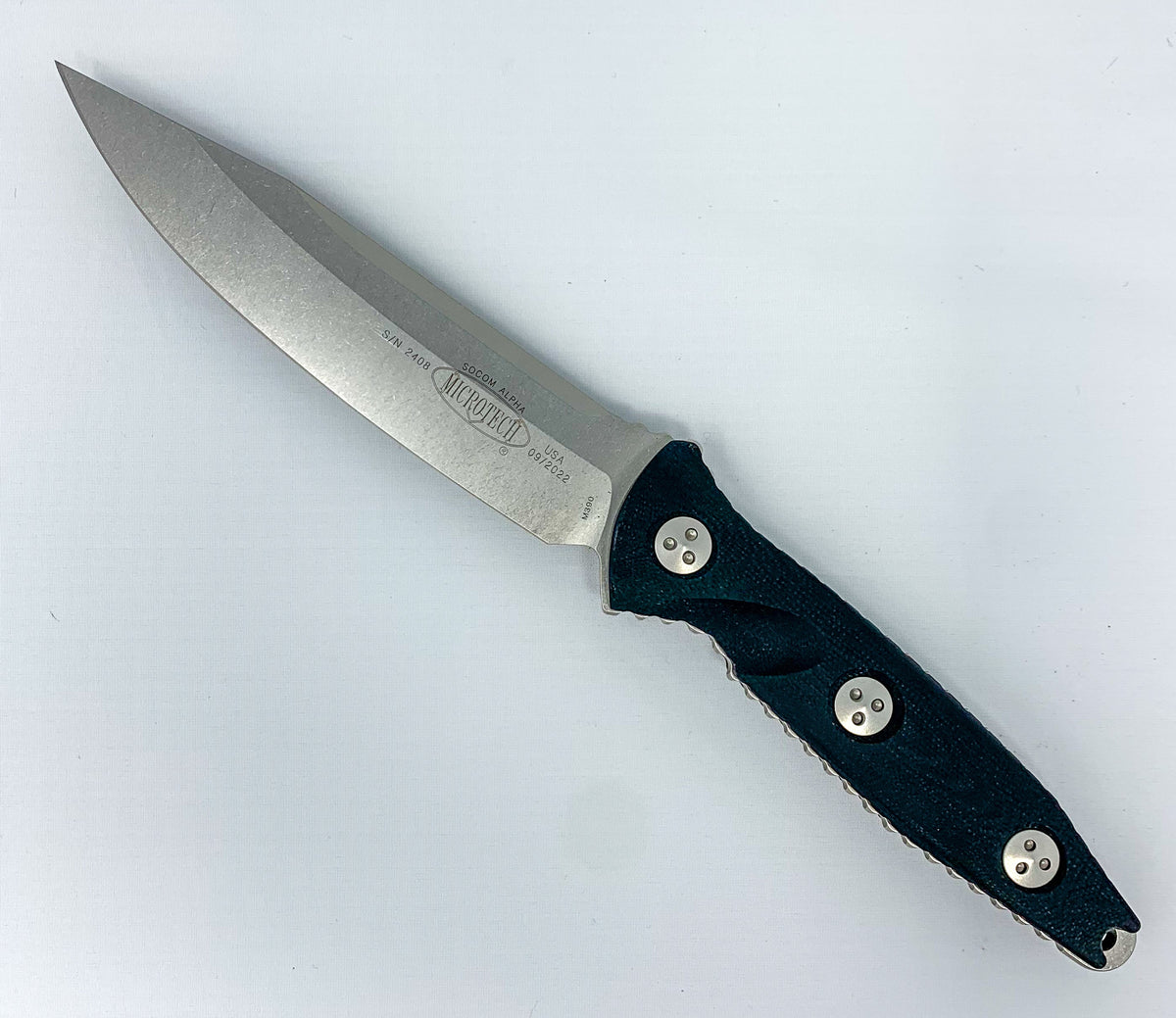 Microtech Socom Alpha - Plain Edge - Fixed Blade - 113-10 Fixed Blade - Tophatter Daily Deals