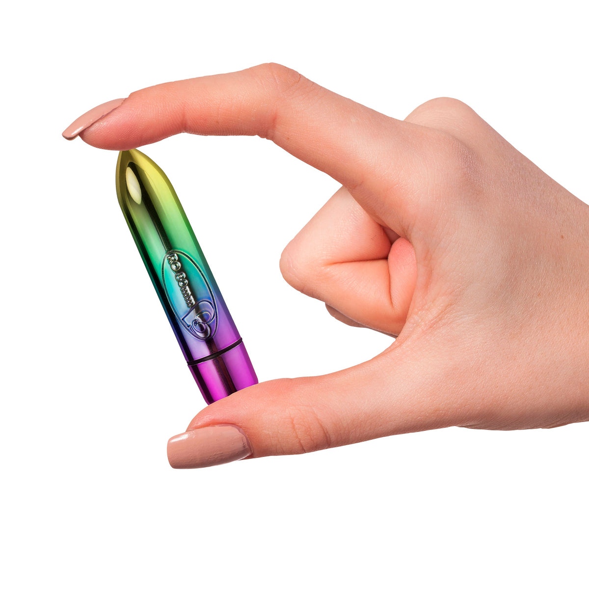 Rocks Off 80mm Rainbow Bullet Vibrator – Compact Vibrator > Vibrators > Mini Vibrators - Tophatter Daily Deals