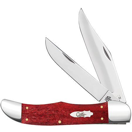 Case Folding Hunter - Old Red Smooth Bone - 11324 Knives - Tophatter Daily Deals