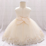 Baby girl one year old net yarn princess dress 0 - Tophatter Daily Deals