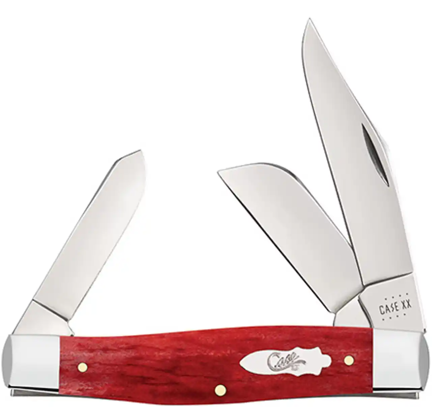 Case Large Stockman - Old Red Smooth Bone - 11327 Traditional Knives - Tophatter Daily Deals