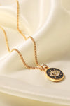 Cubic Zirconia Evil Eye Pendant Chunky Chain Necklace Necklaces - Tophatter Daily Deals