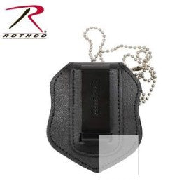 Rothco NYPD Style Leather Badge Holder With Clip - Tophatter Daily Deals
