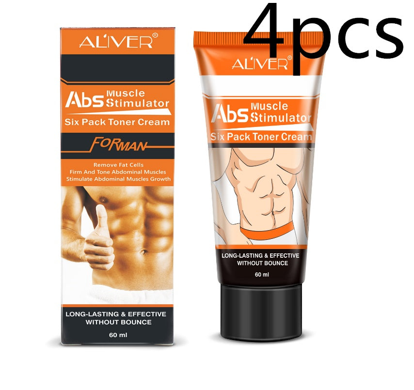 Abdominal Muscle Cream Black 4pcs 0 - Tophatter Daily Deals