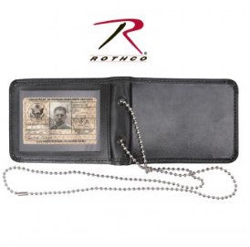 Rothco Leather Neck Identification Holder - Tophatter Daily Deals
