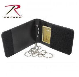 Rothco Leather Neck Identification Holder - Tophatter Daily Deals