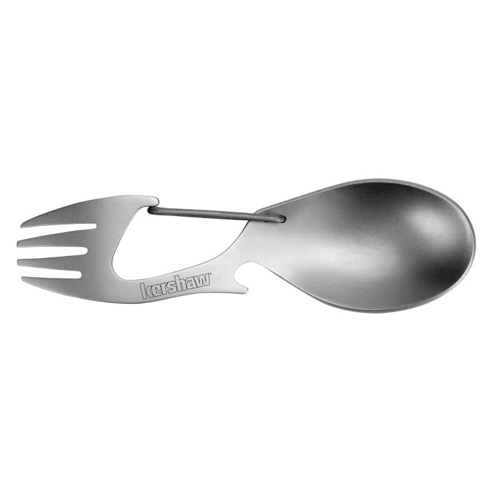 Kershaw Ration - Stainless Steel Spork Multi-Tool - 1140 Multi-Tool - Tophatter Daily Deals