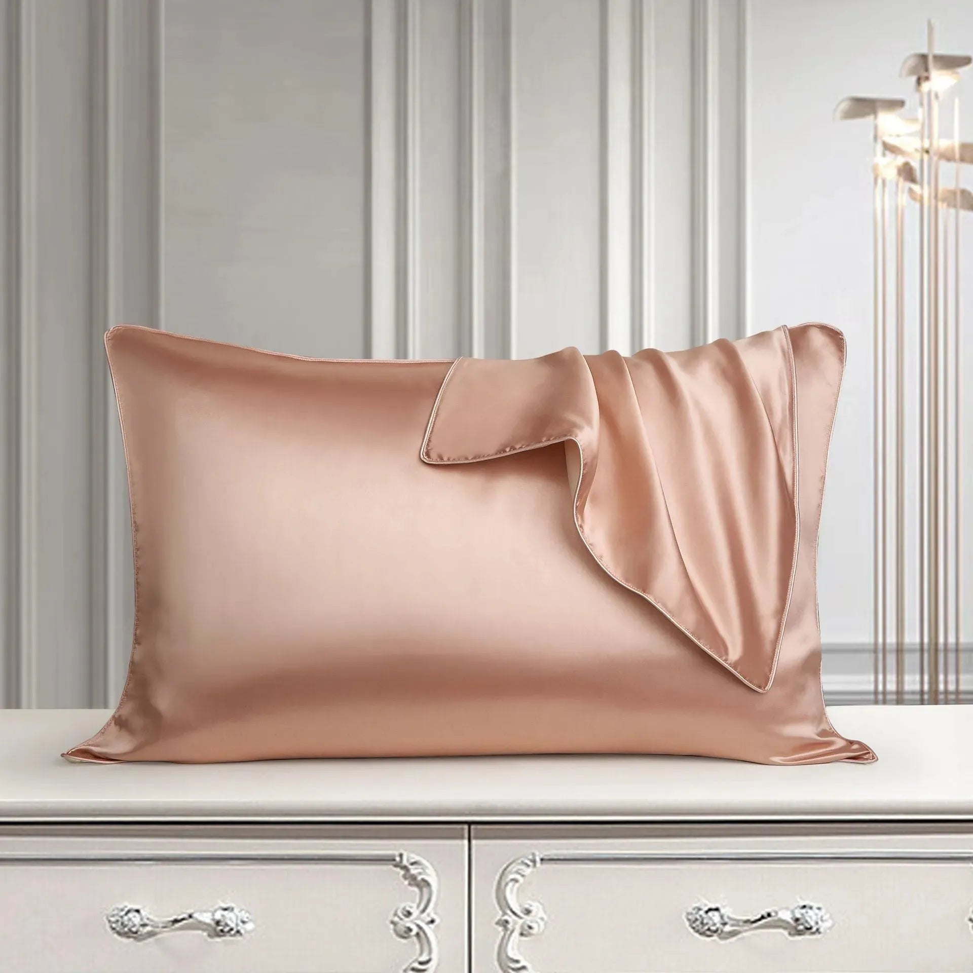 Silk Pillow Case Pure Silk Pillowcase Real Silk Pillowcase Natural Silk Pillowcase Humidifier - Tophatter Daily Deals