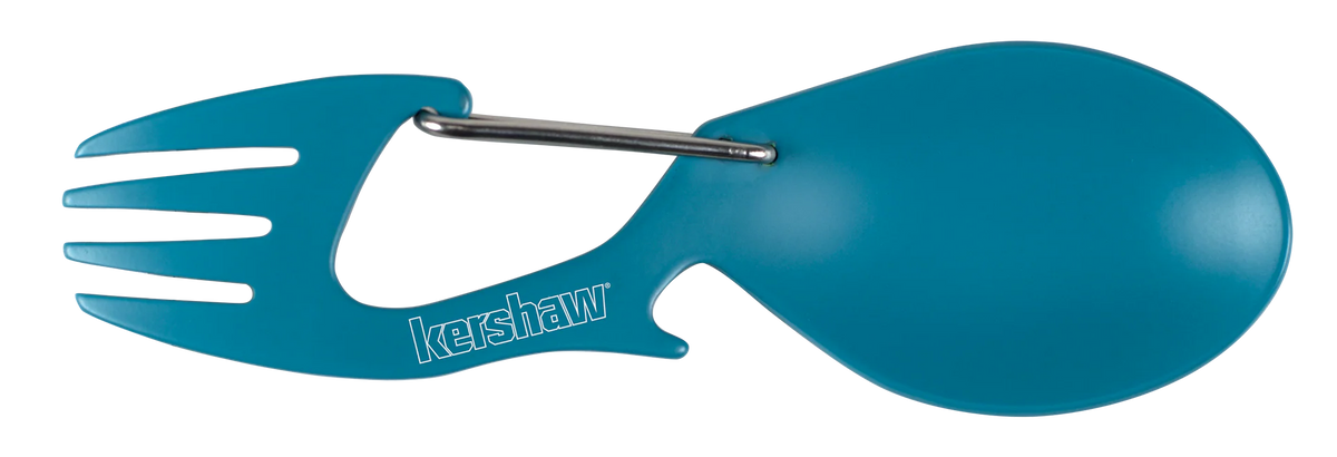 Kershaw Ration - Stainless Steel Spork Multi-Tool - Teal - 1140TEAL Multi-Tool - Tophatter Daily Deals