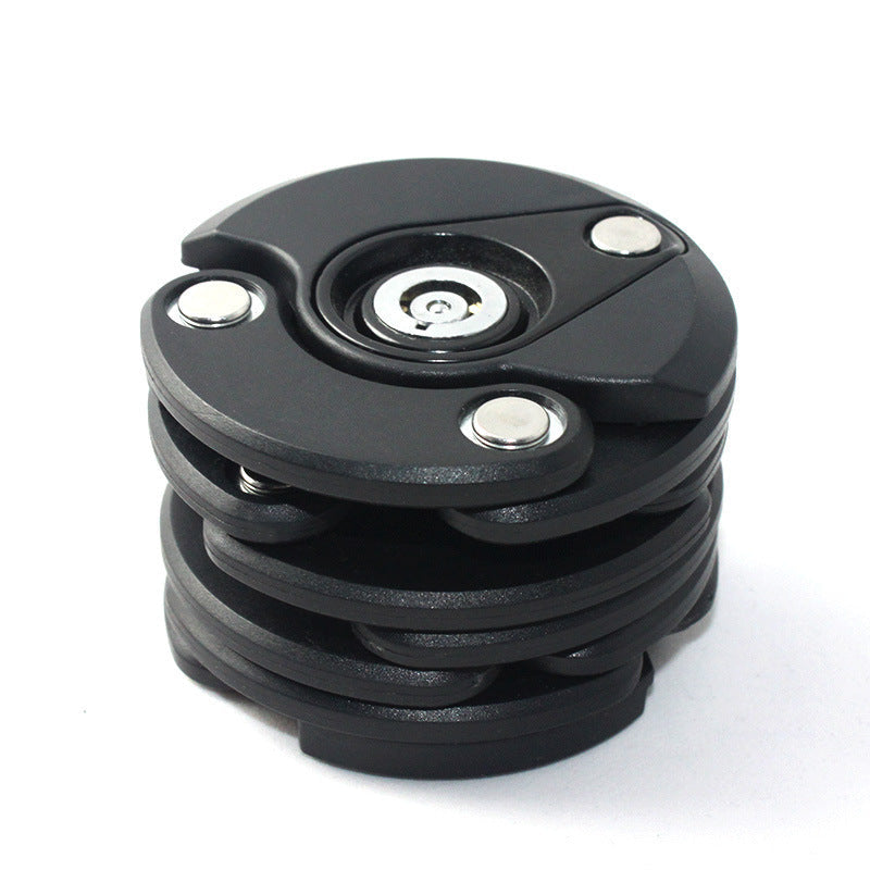 Bicycle lock anti-theft chain black 0 - Tophatter Daily Deals