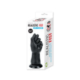 Dinoo King-Size Realistic Cock Fist Small Black 6.5 Inch > Dildos > Other Dildos - Tophatter Daily Deals