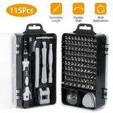 115-in-1 Magnetic Screwdriver Repair Tool Set Home Improvement - Tophatter Daily Deals
