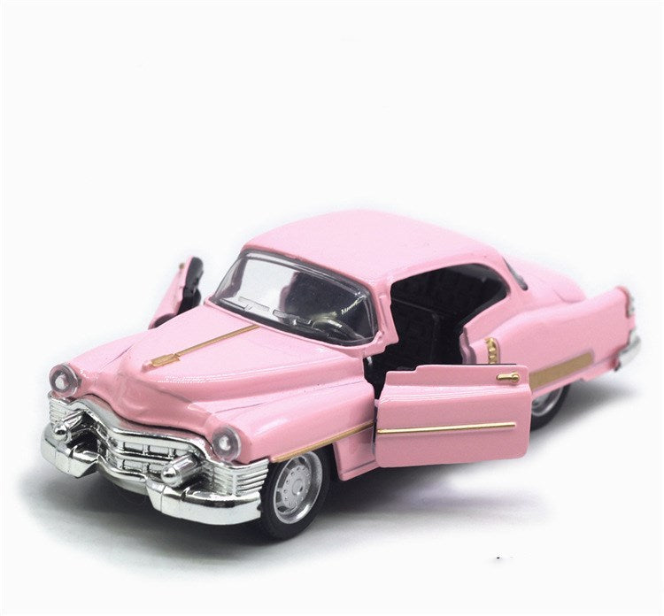 Alloy car model Sound and light car toy Pink 0 - Tophatter Daily Deals