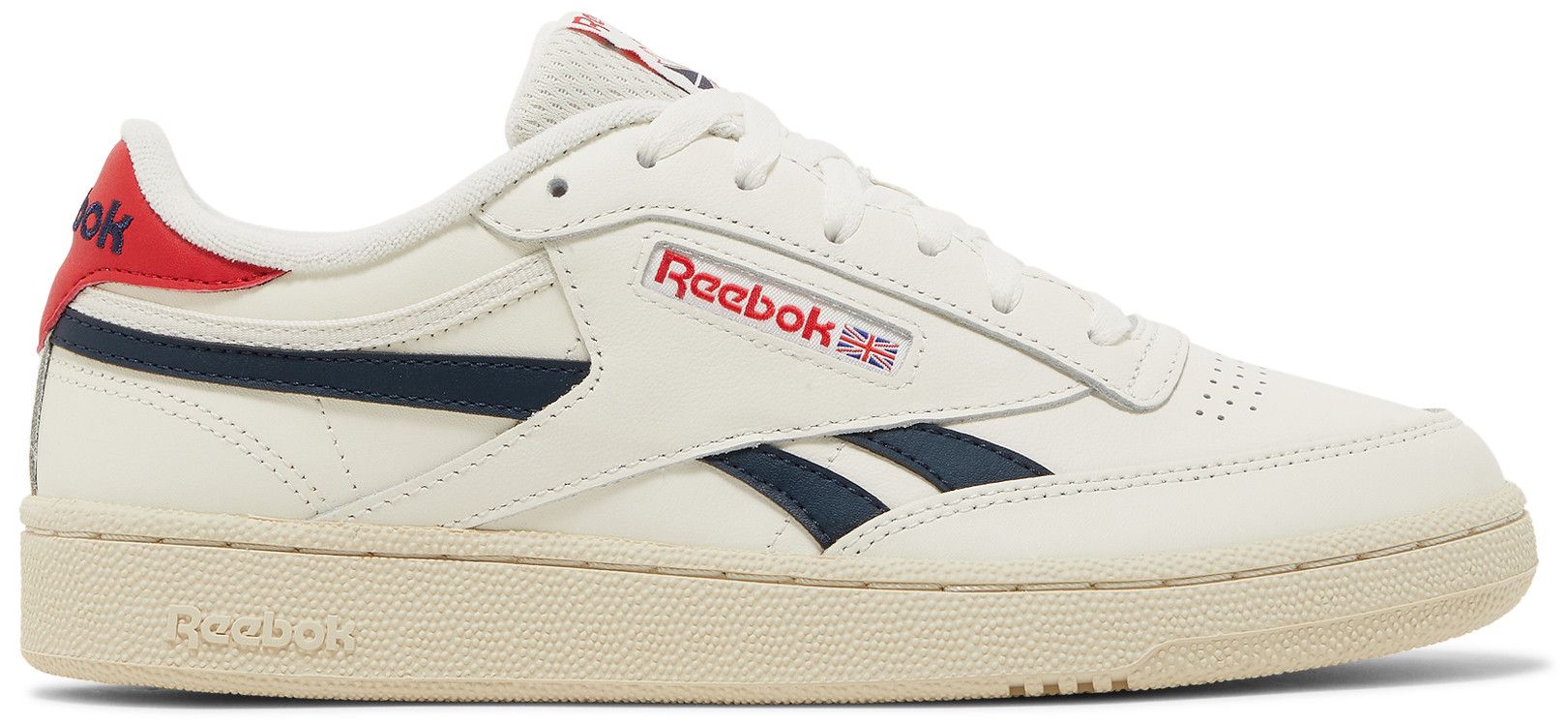 Reebok Men's Club C Revenge Shoes - Chalk/Vecnav/Vecred Chalk Vecnav Vecred Footwear - Tophatter Daily Deals