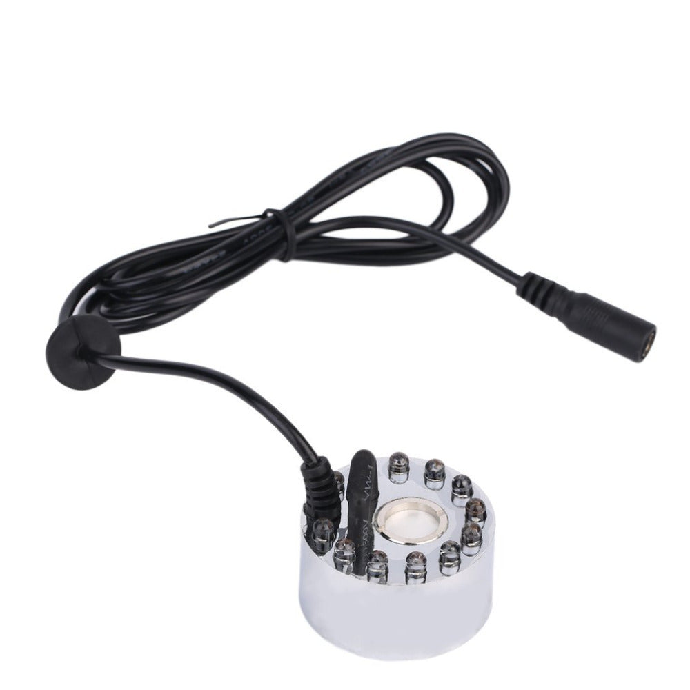 12 LED colorful lights ultrasonic fog 0 - Tophatter Daily Deals