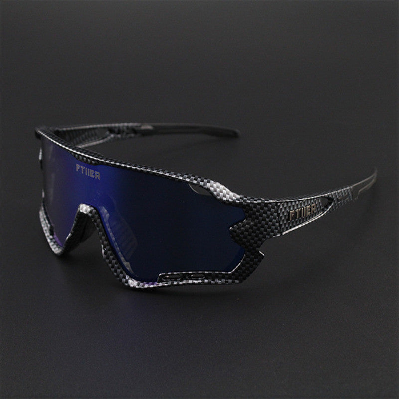 Bicycle glasses sunglasses goggles Black grid 0 - Tophatter Daily Deals
