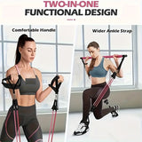 Pilates Stick Resistance Belt Fitness Set (14pcs) Accessories > Resistance Bands - Tophatter Daily Deals