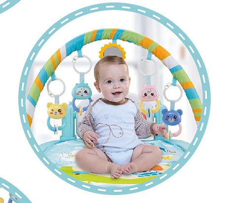 Baby pedal piano music fitness frame baby fitness blanket 0 - Tophatter Daily Deals