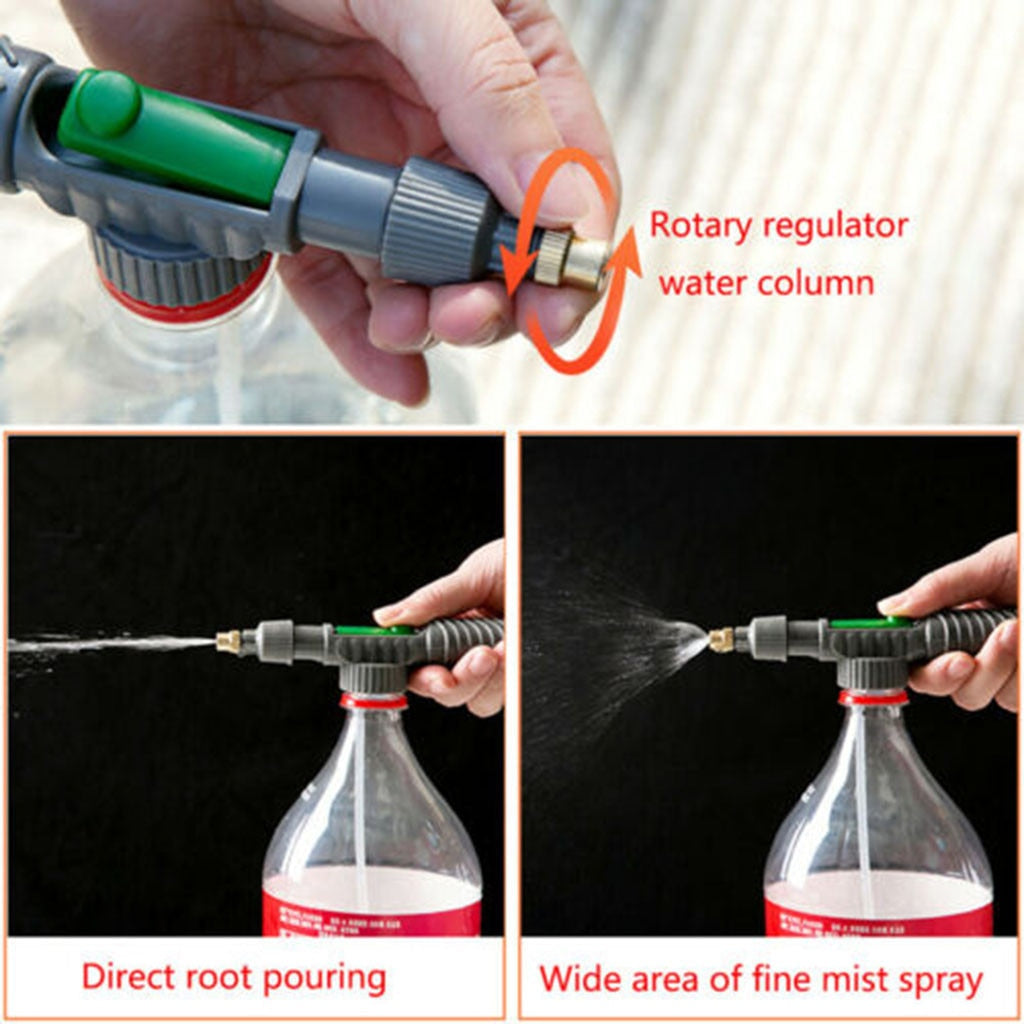 Beverage bottle universal watering sprayer nozzle household cola sprite bottle sprinkler watering can accessory nozzle 0 - Tophatter Daily Deals