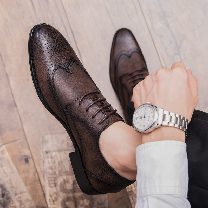 Business dress shoes with pointed toes 0 - Tophatter Daily Deals