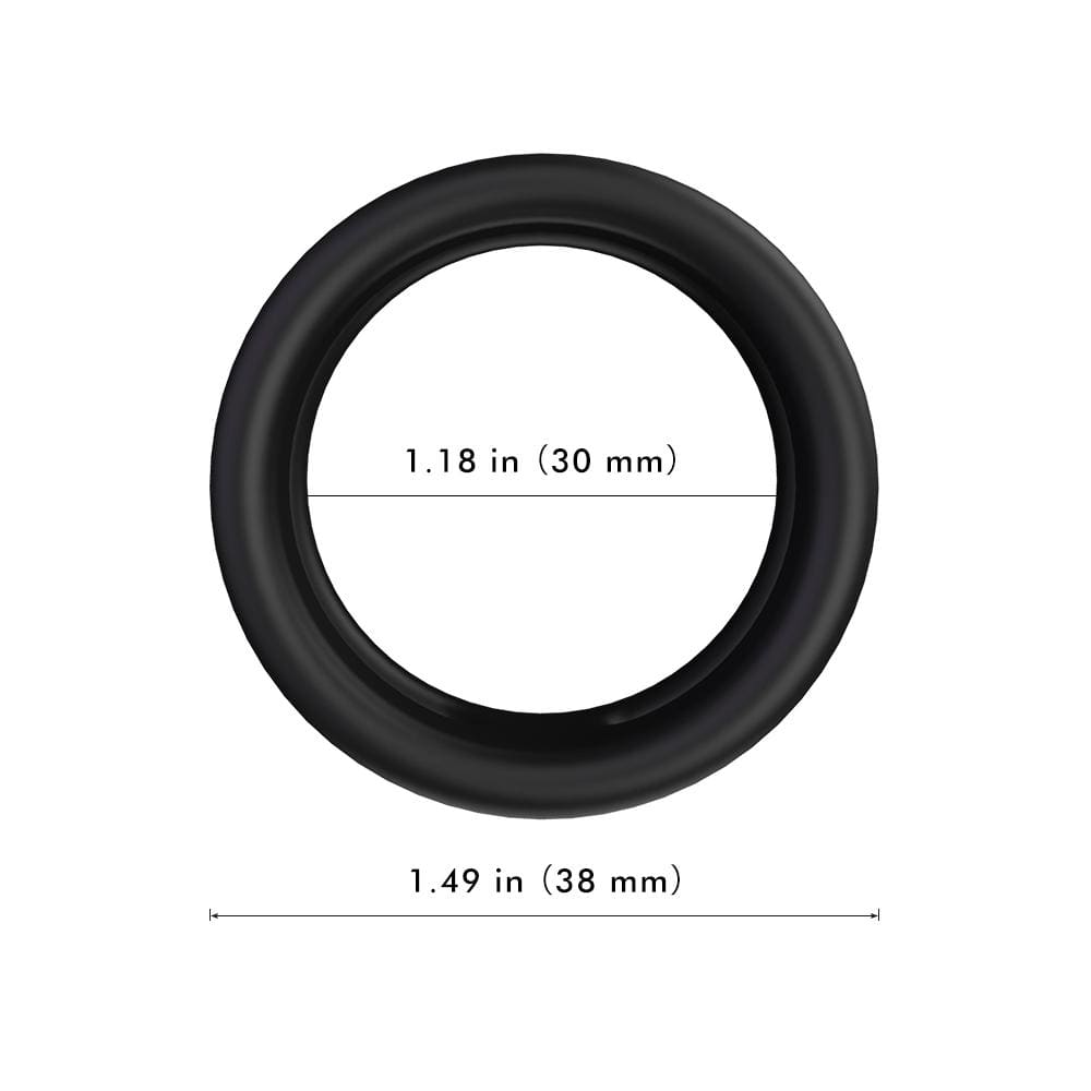 S-HANDE Silicone Erection Enhancing Dual Penis Ring Penis Rings - Tophatter Daily Deals