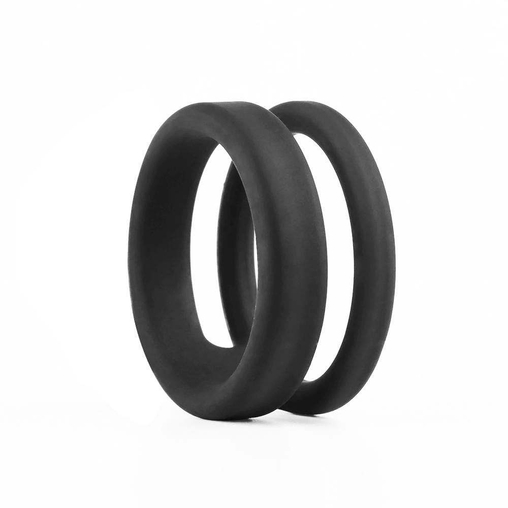 S-HANDE Silicone Erection Enhancing Dual Penis Ring Penis Rings - Tophatter Daily Deals