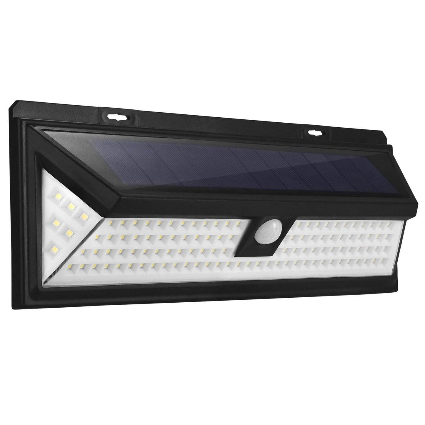 118 LEDs Solar Wall Light Outdoor Motion Sensor Lamp Outdoor Lighting - Tophatter Daily Deals