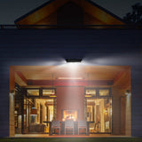 118 LEDs Solar Wall Light Outdoor Motion Sensor Lamp Outdoor Lighting - Tophatter Daily Deals