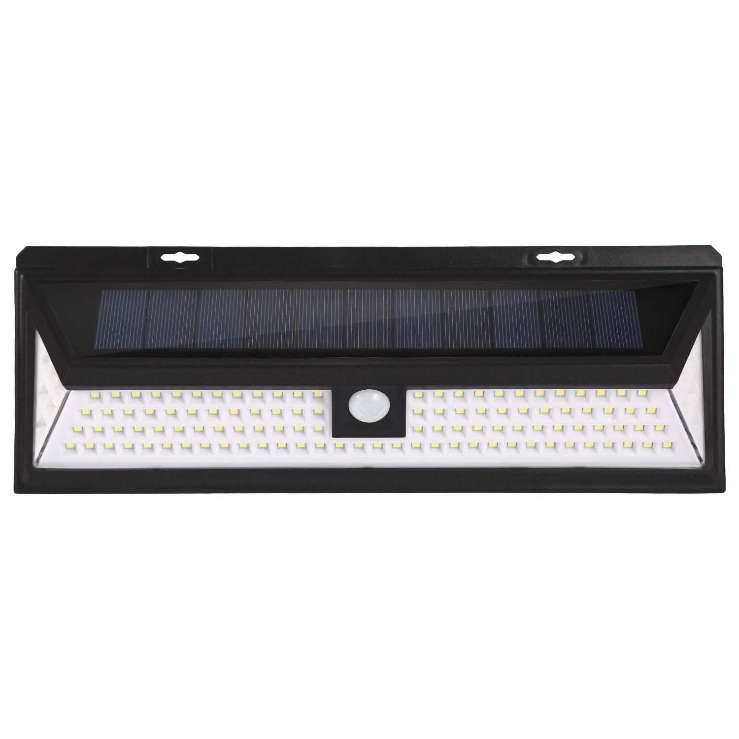 118 LEDs Solar Wall Light Outdoor Motion Sensor Lamp Outdoor Lighting - Tophatter Daily Deals