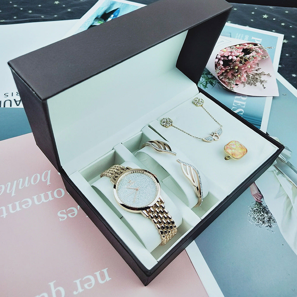 5-piece watch gift box set fashion decoration 0 - Tophatter Daily Deals