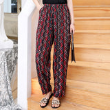 Bloomers plus size mother pants cotton linen pants 7color 0 - Tophatter Daily Deals