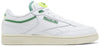 Reebok Men's Club C 85 Pump Shoes - Ftwwht/Clawht/Glegrn Ftwwht Clawht Glegrn Footwear - Tophatter Daily Deals