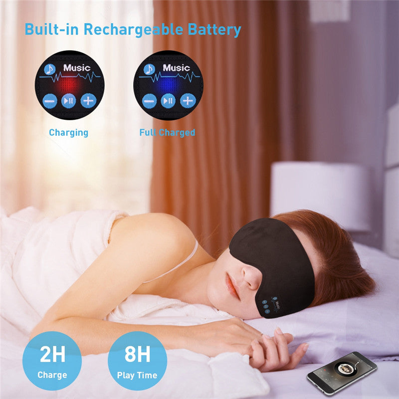 5.0 Bluetooth Music Eye Mask 0 - Tophatter Daily Deals