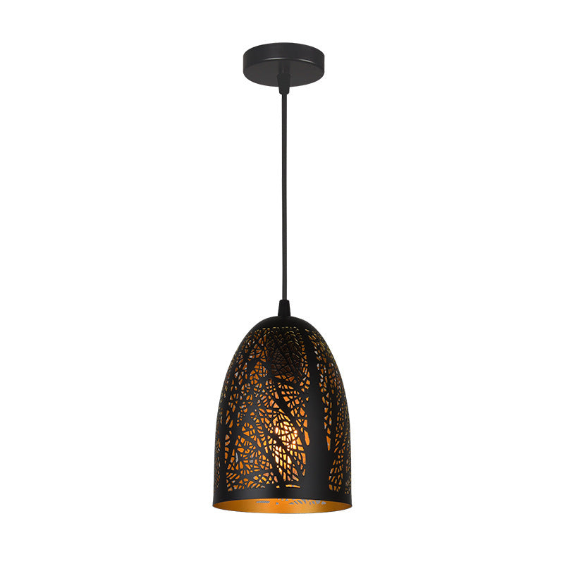 Bar retro Chandelier Black gold 0 - Tophatter Daily Deals