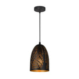 Bar retro Chandelier Black gold 0 - Tophatter Daily Deals