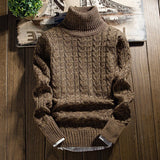 Autumn and winter turtleneck sweater Turtleneck camel 0 - Tophatter Daily Deals