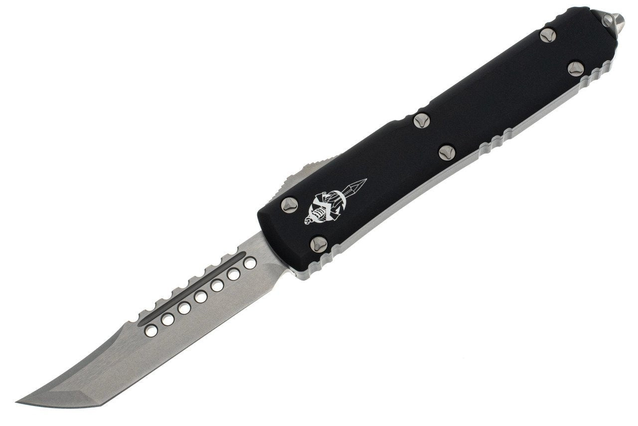 Microtech Ultratech - Hellhound - OTF - Stonewash Blade - 119-10S Automatic Knives - Tophatter Daily Deals