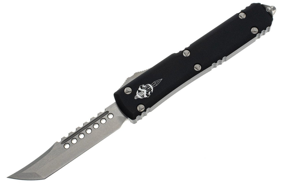 Microtech Ultratech - Hellhound - OTF - Stonewash Blade - 119-10S Automatic Knives - Tophatter Daily Deals