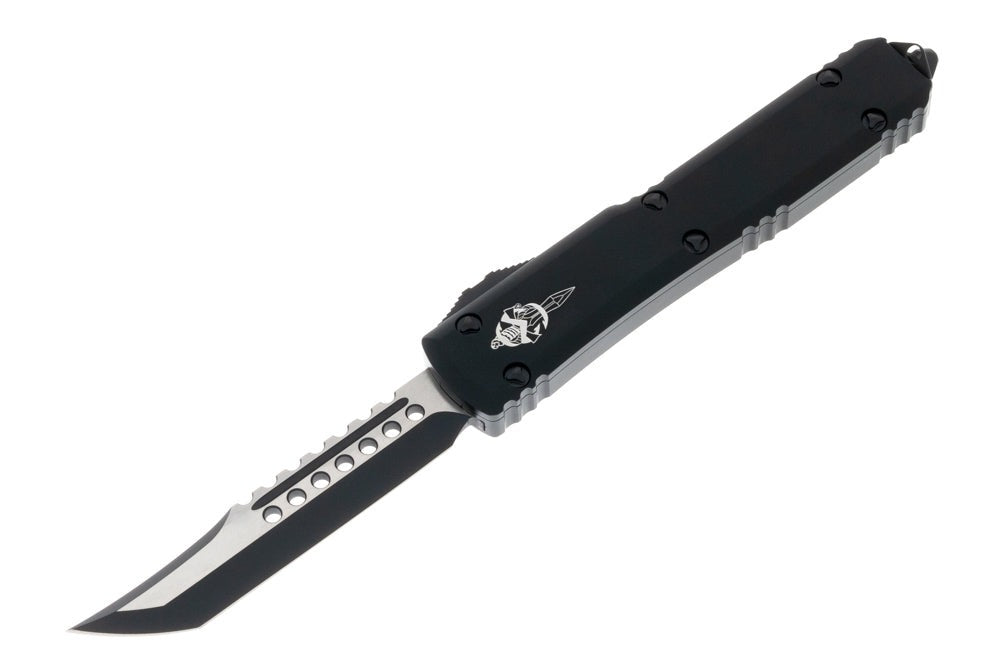 Microtech Ultratech Hellhound - OTF - Black Blade and Chassis - 119-1TS Automatic Knives - Tophatter Daily Deals